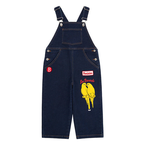 BEBE DE PINO Parrot Denim Overalls