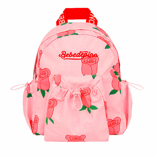 BEBE DE PINO All over rose packable backpack