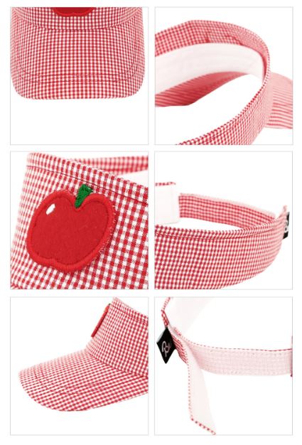 BEBEBEBE 1st summer pre order Apple sun visor (RED)