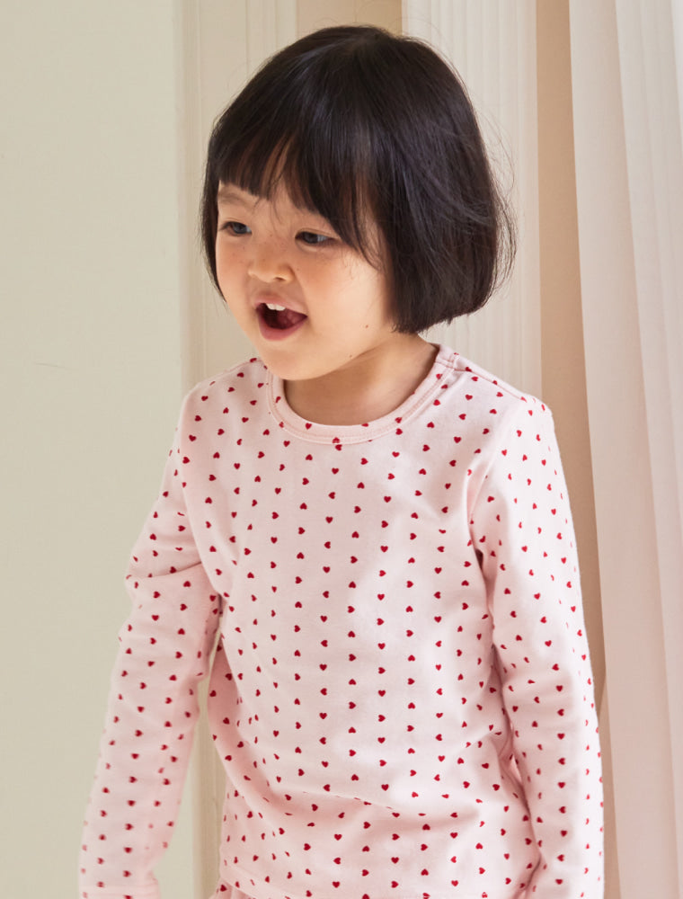 RAWUMBER Heart kong kids home wear