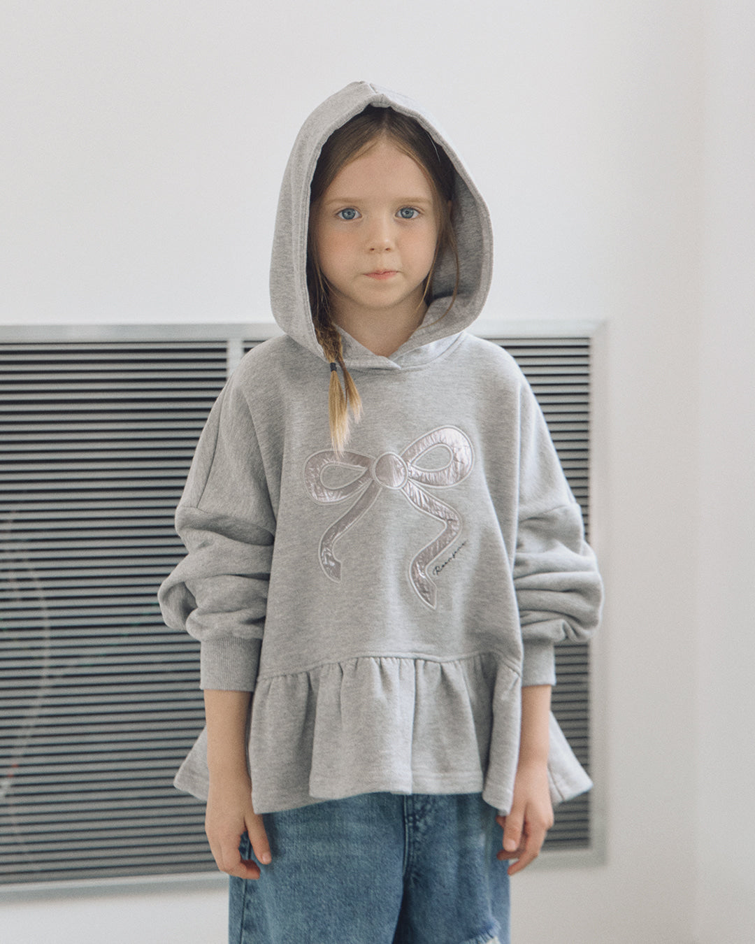 ROANJANE Bello frill hoodie top