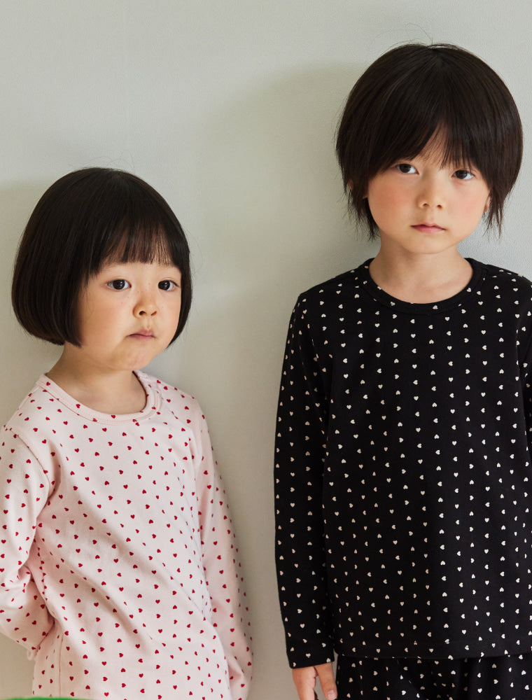 RAWUMBER Heart kong kids home wear