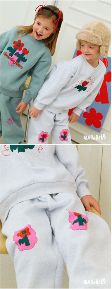 BEBEBEBE HOLIDAY Flower training SET (MELANGE)