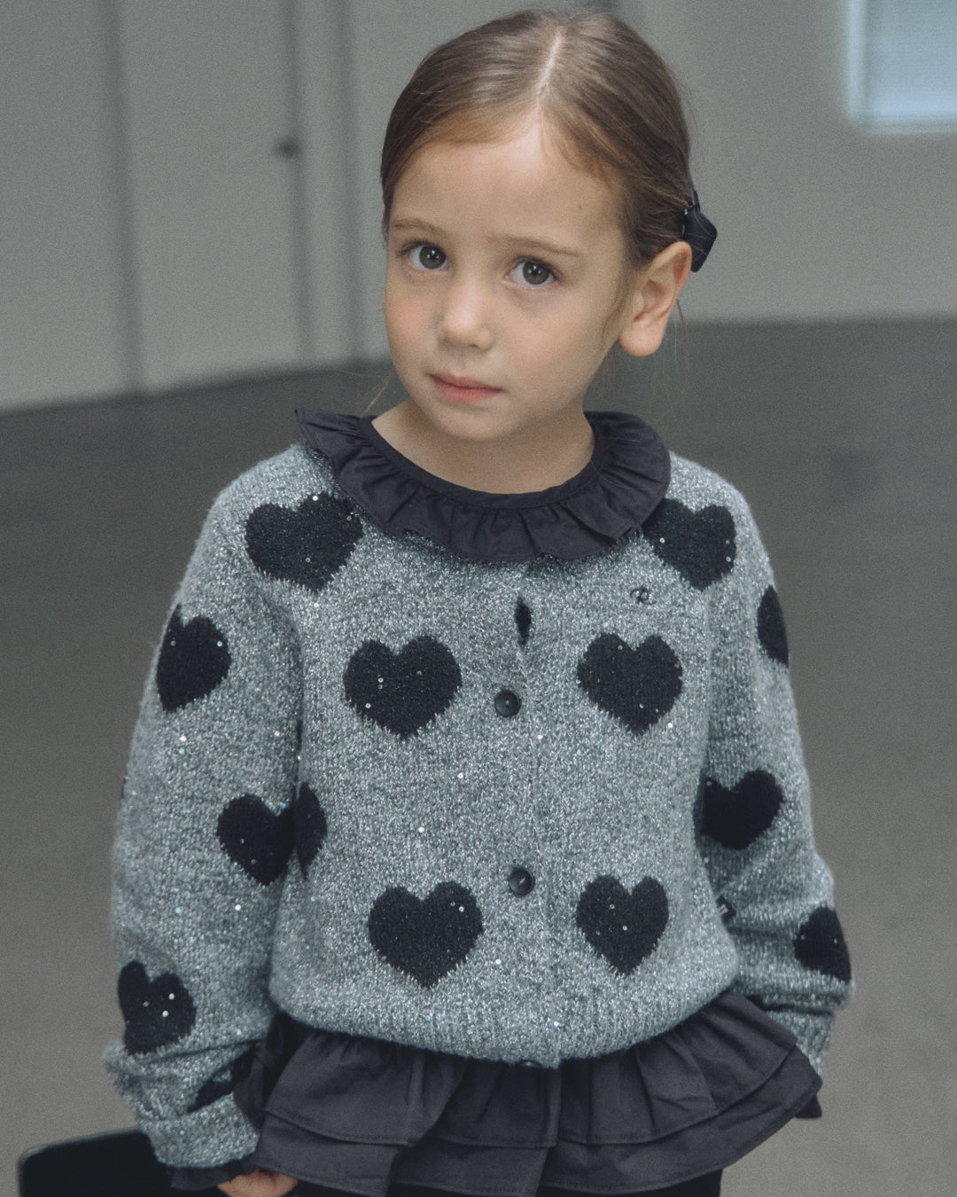 ROANJANE Spangle more knit cardigan