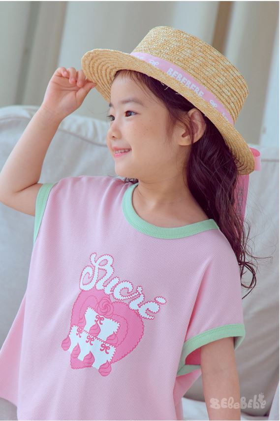 BEBEBEBE SUMMER ribbon straw hat