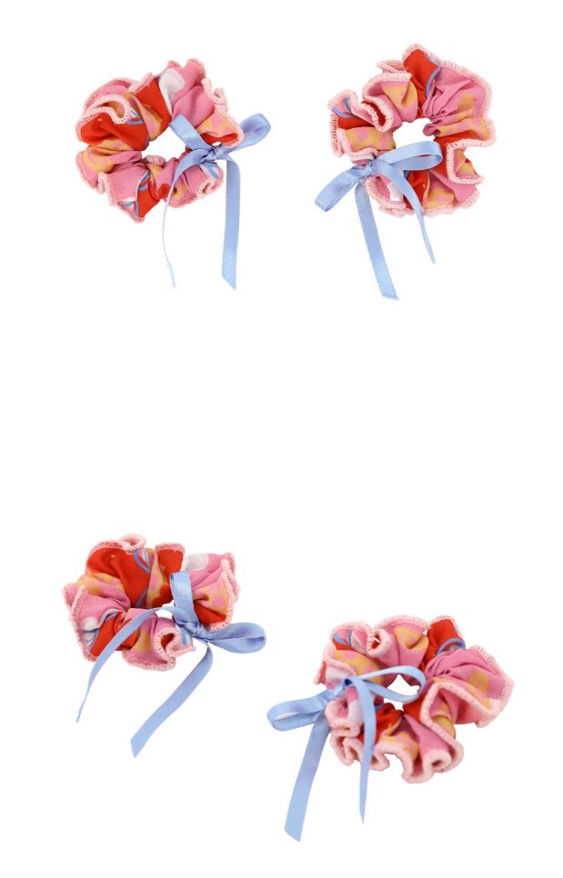 BEBEBEBE SUMMER strawberry ice cream scrunch 2pc set