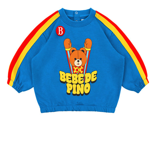 BEBE DE PINO Groovy bear baby tipping point sweatshirt