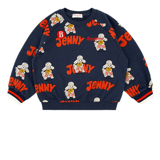 BEBE DE PINO All over jenny yoko point sweatshirts