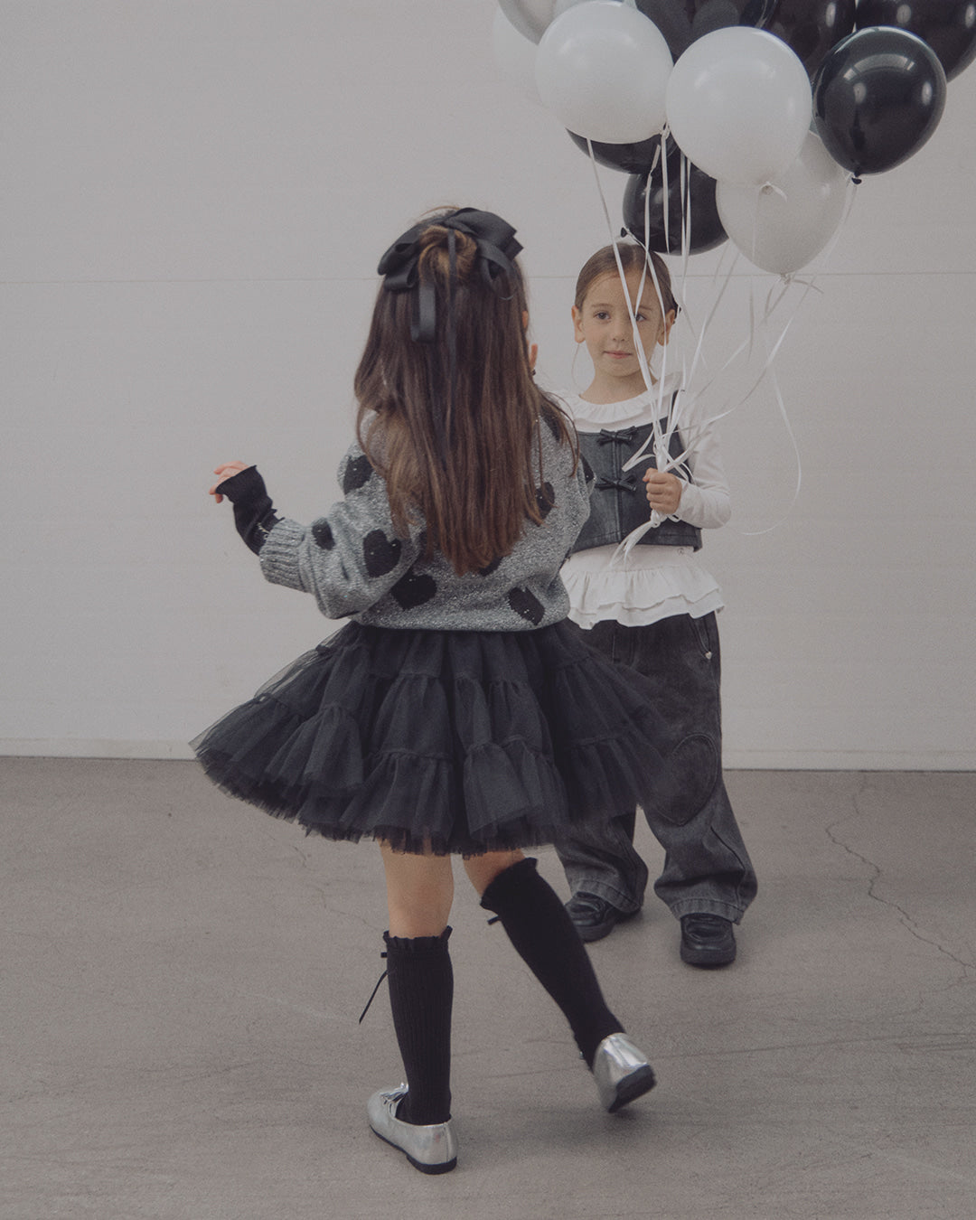 ROANJANE Sylvia tulle skirt (Black)