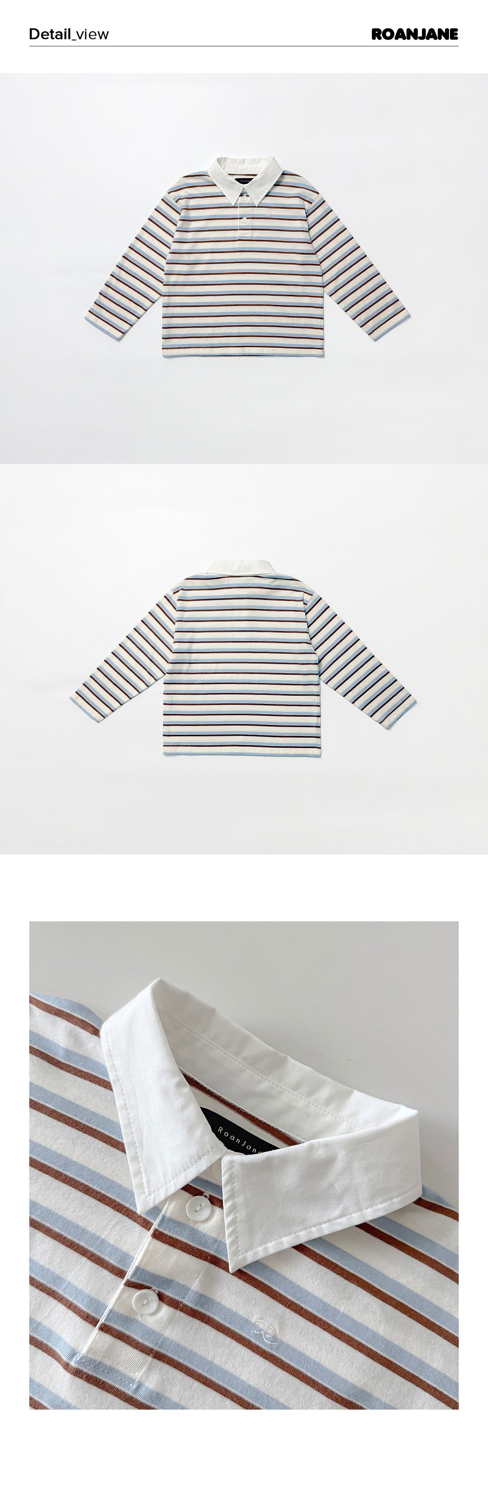 ROANJANE Tori collar t-shirt (Cream)
