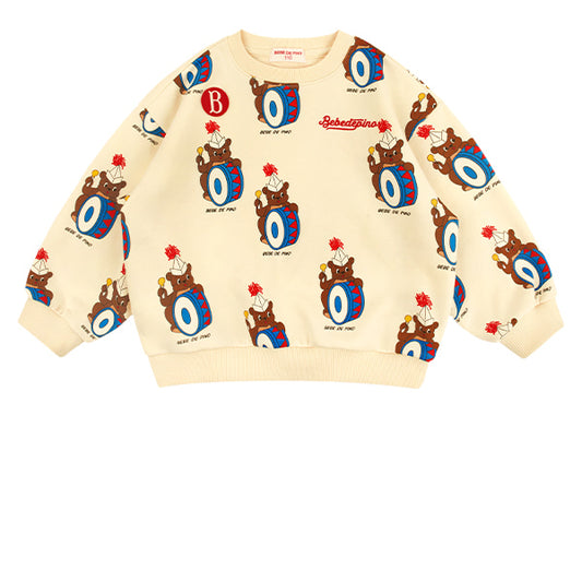 BEBE DE PINO All over drummer sweatshirts