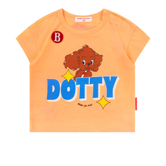 BEBE DE PINO Dotty baby short sleeve tee