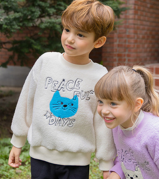 I LOVE J Peaceful day fleece mtm