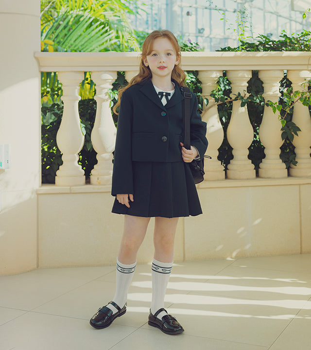 I LOVE J Frean ribbon pleated skirt