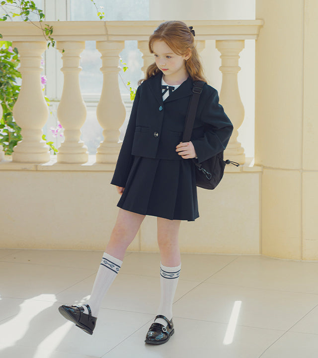 I LOVE J Frean ribbon pleated skirt