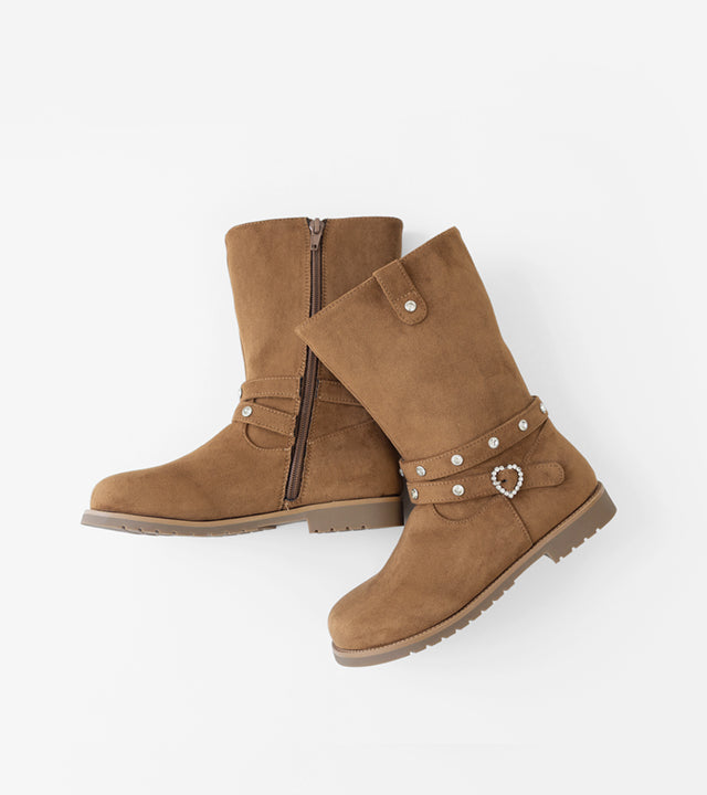 I LOVE J Mate suede middle boots