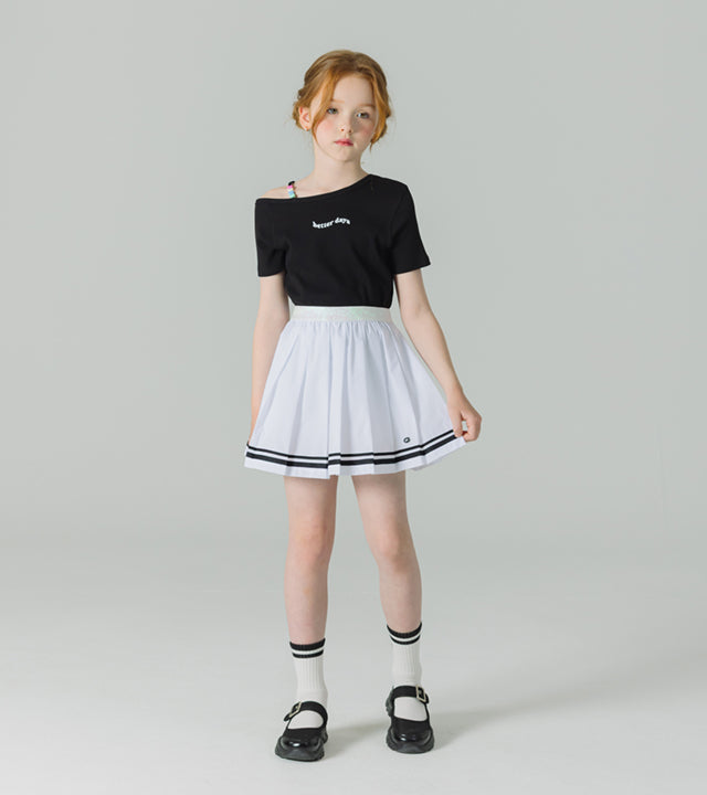 I LOVE J elody unbalanced top