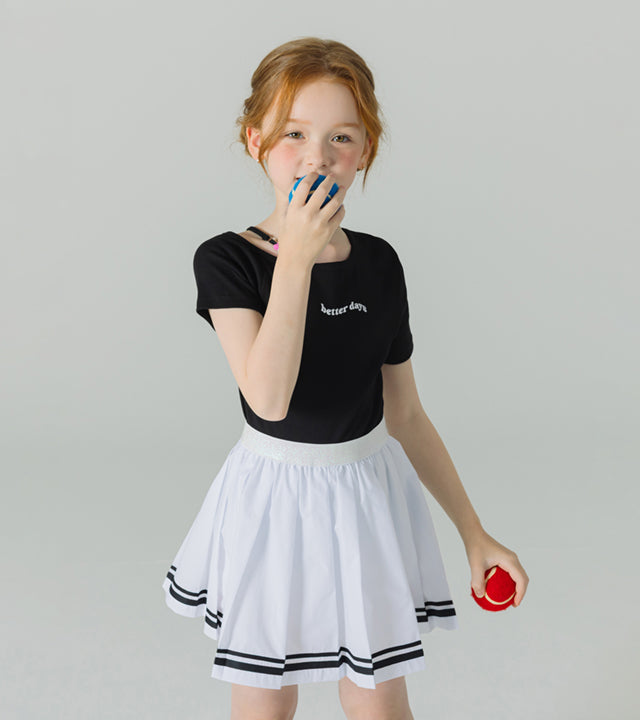 I LOVE J elody unbalanced top