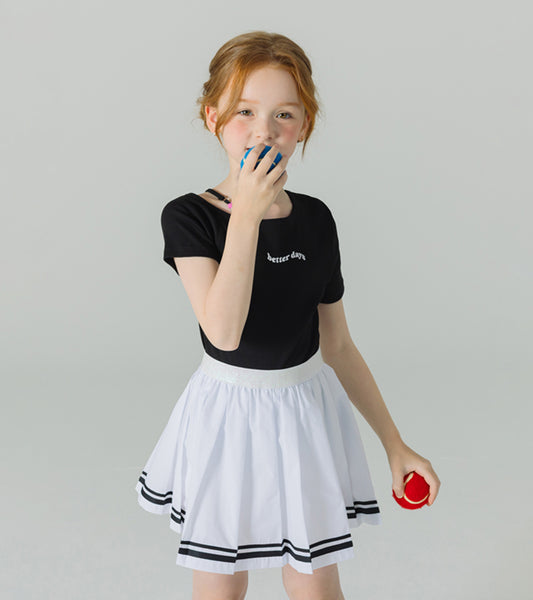 I LOVE J elody unbalanced top