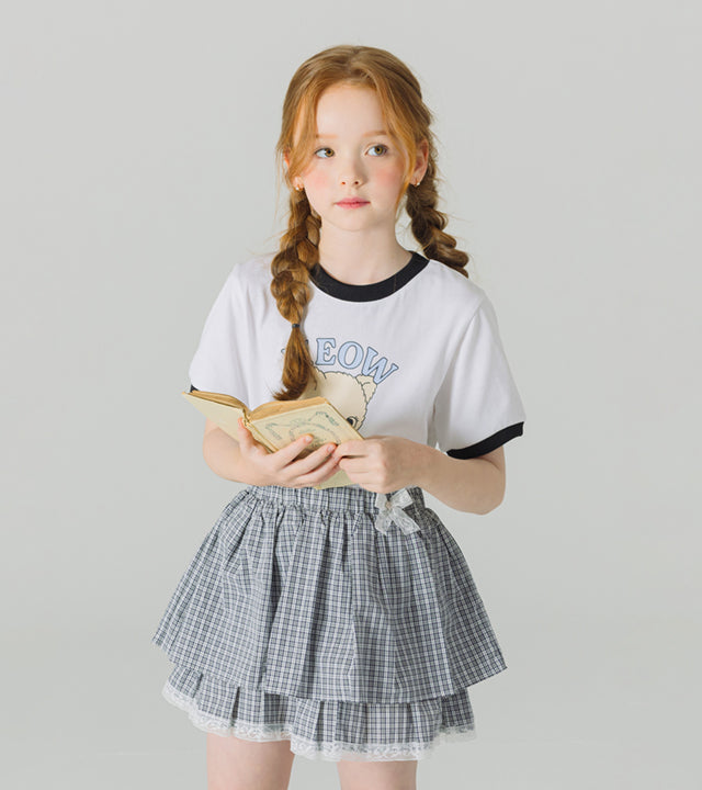 I LOVE J kenjerry check skirt