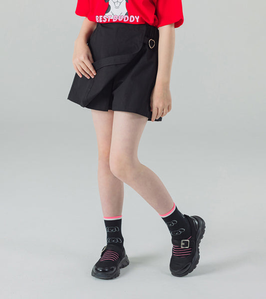 I LOVE J fuscha heart wrap skirt