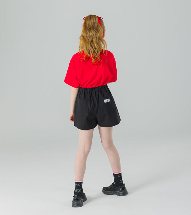 I LOVE J fuscha heart wrap skirt