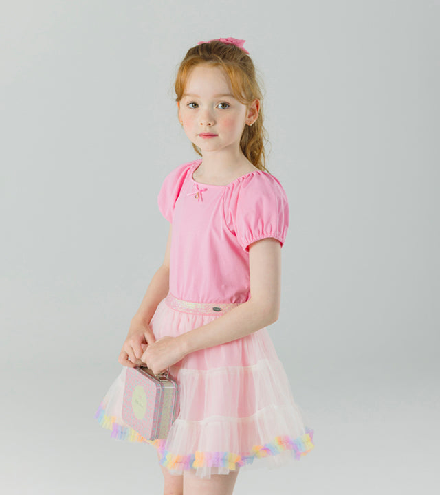 I LOVE J delina ribbon top
