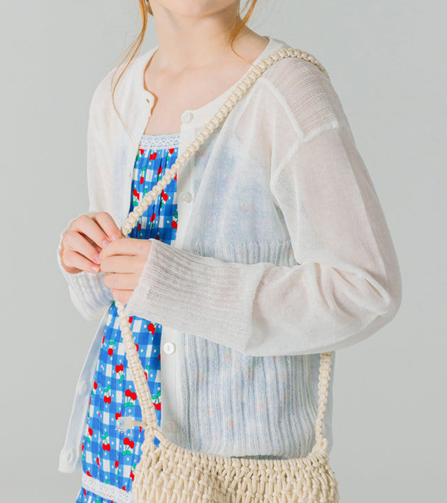 I LOVE J celes ribbed knit cardigan
