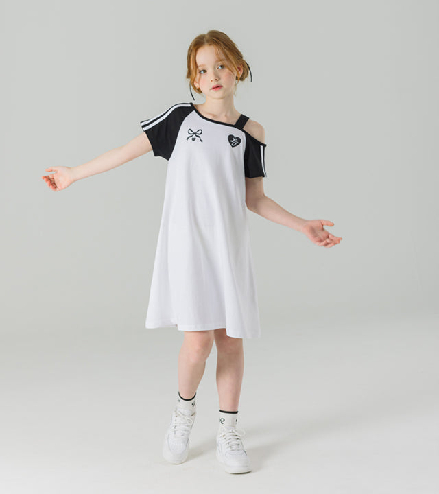 I LOVE J frea unbalanced dress