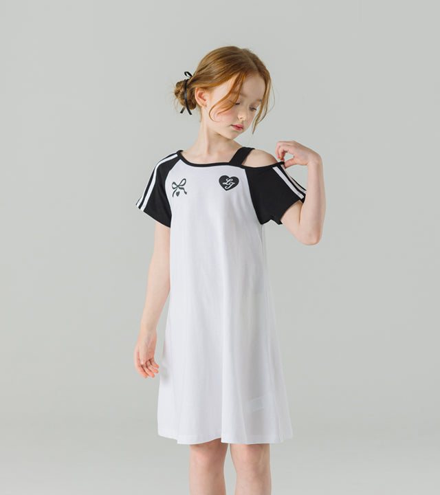 I LOVE J frea unbalanced dress