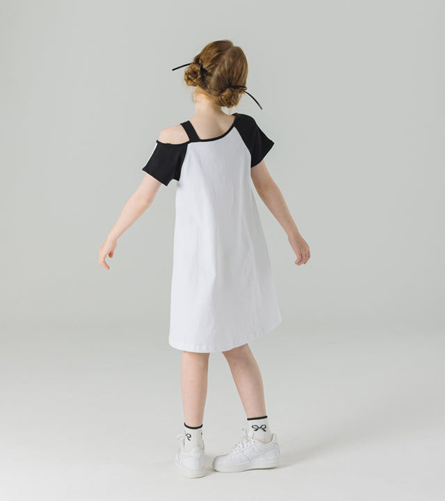 I LOVE J frea unbalanced dress