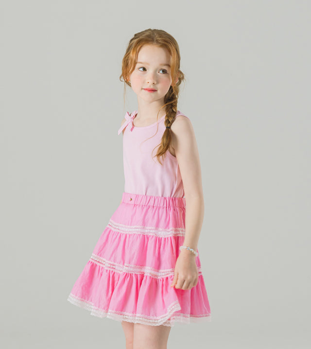 I LOVE J yucot tiered skirt