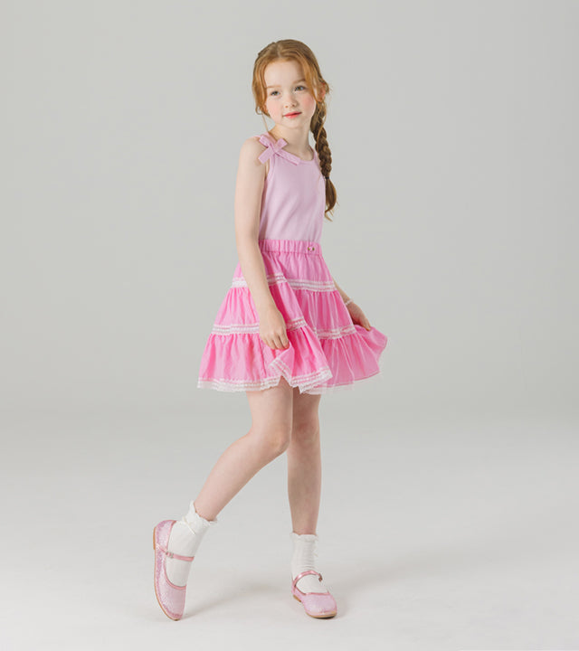 I LOVE J yucot tiered skirt