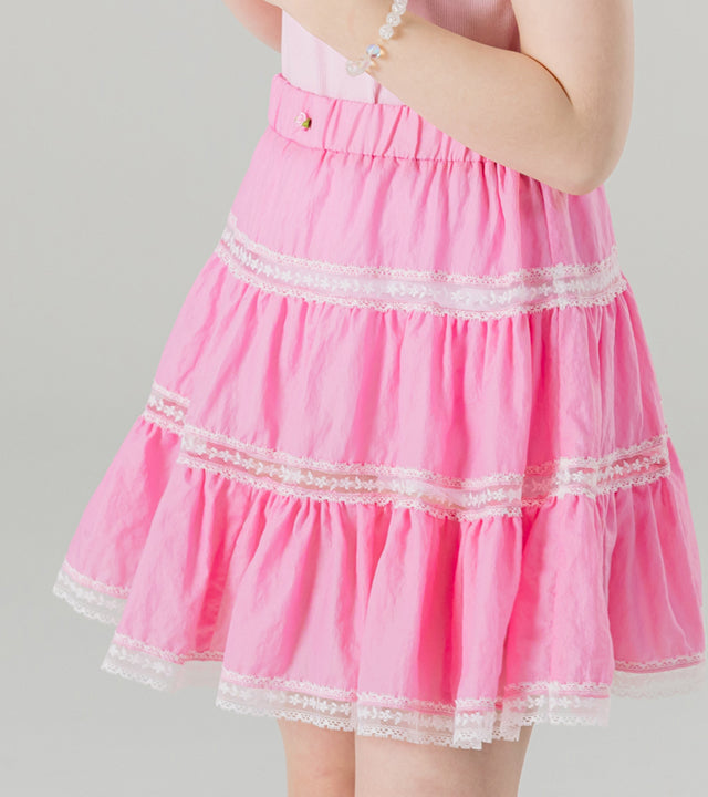 I LOVE J yucot tiered skirt