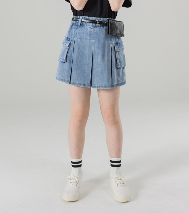 I LOVE J muit cargo wrap skirt pants
