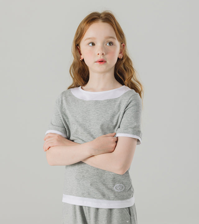 I LOVE J oatmeal layered top