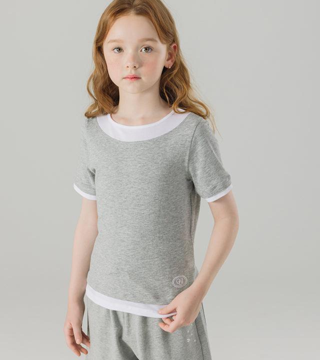 I LOVE J oatmeal layered top