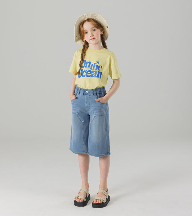 I LOVE J lance bermuda denim shorts