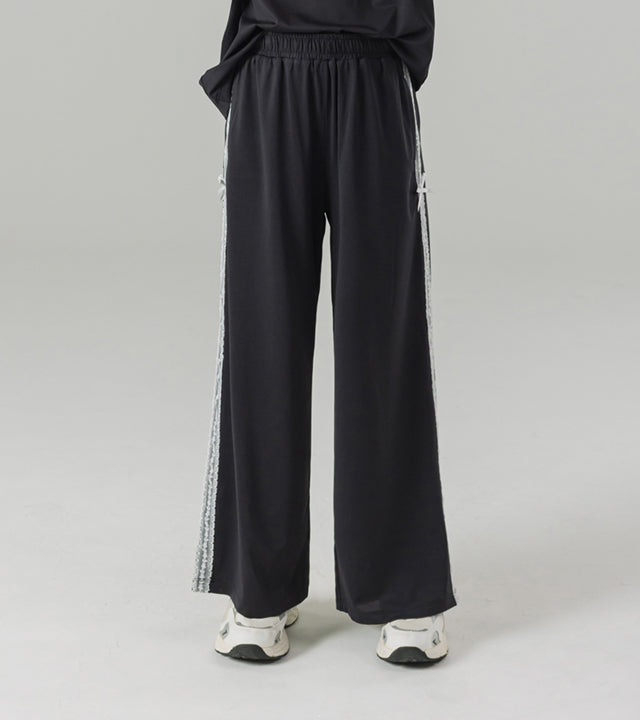 I LOVE J ribbon pair lace pants