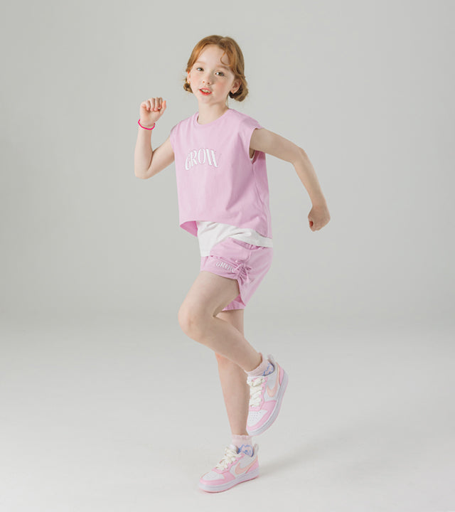 I LOVE J growly sleeveless 2pc set