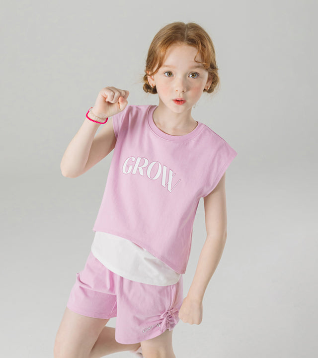 I LOVE J growly sleeveless 2pc set
