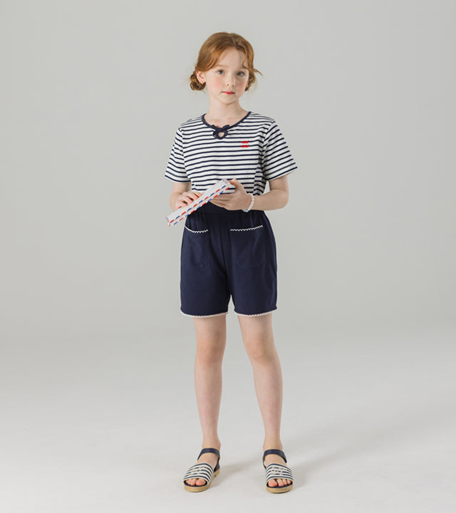 I LOVE J loreble stripe top
