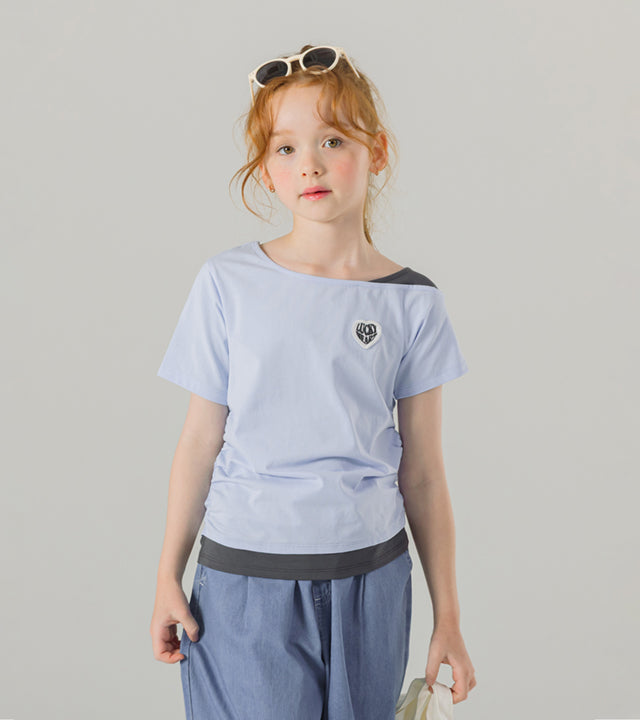 I LOVE J rozier slim layered top