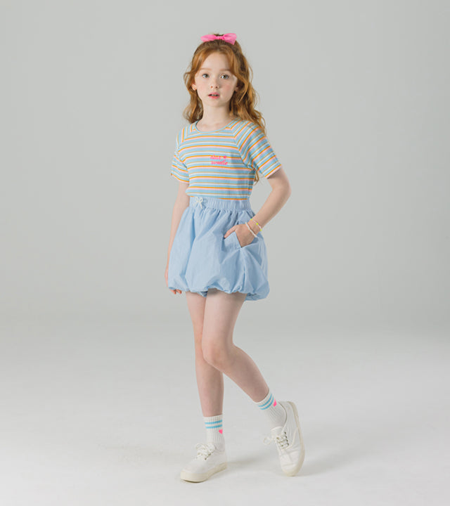 I LOVE J witry stripe rib top