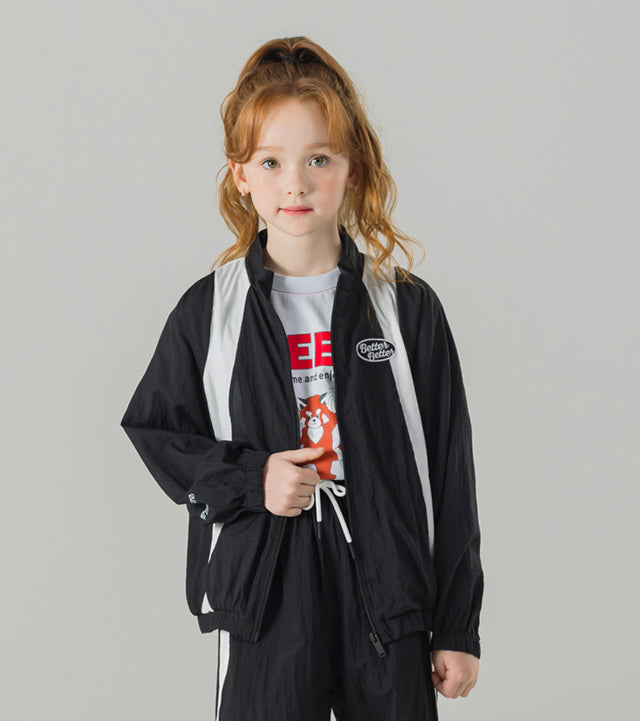 I LOVE J lucie patch windbreaker