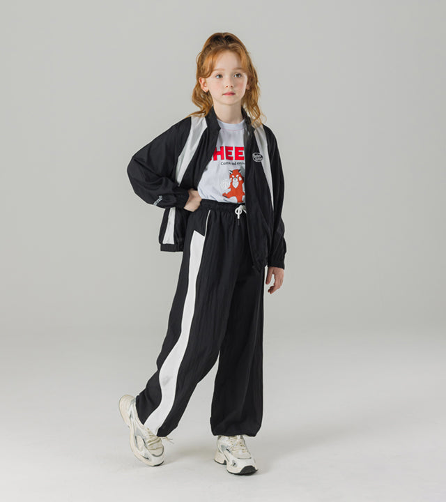 I LOVE J lucie patch windbreaker
