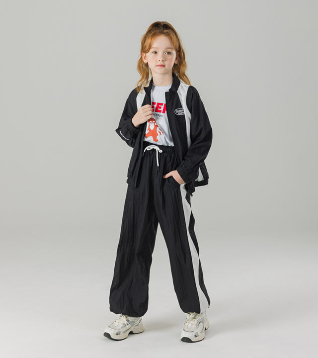I LOVE J lucie patch windbreaker