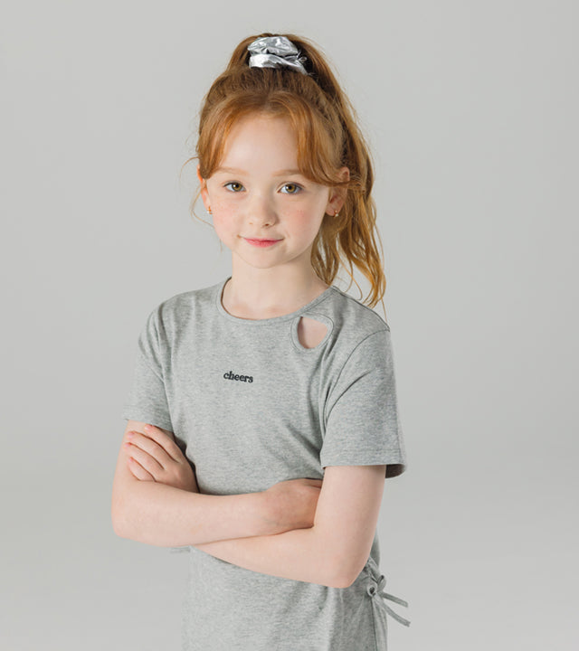 I LOVE J kiil shirred dress