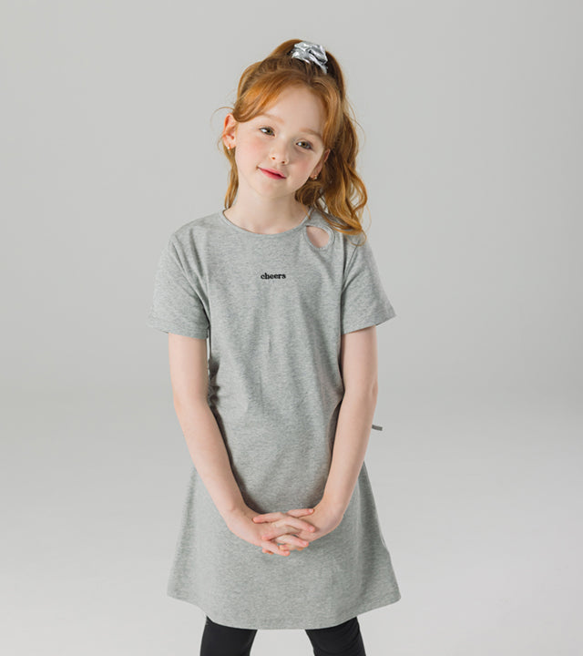 I LOVE J kiil shirred dress
