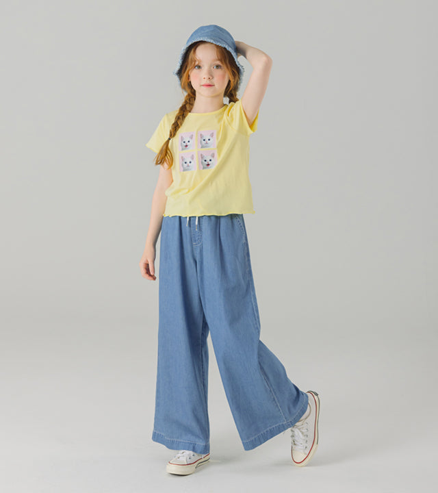 I LOVE J florin wide leg pants